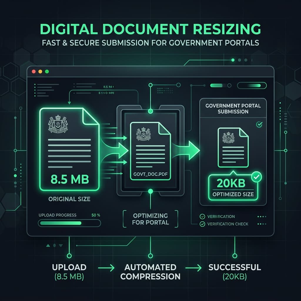 How to Resize Images for Govt Portals Under 20KB or 50KB